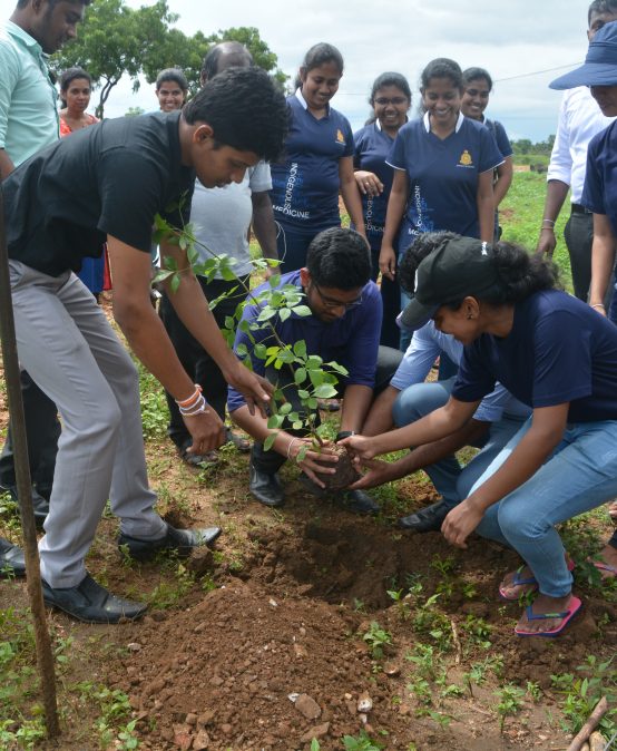 IIM Established a herbal garden collaboration with the Institute for Agro- technology & Rural Sciences of UOC