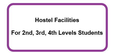 Notice-Hostel Facilities For 2nd, 3rd, 4th Levels Students