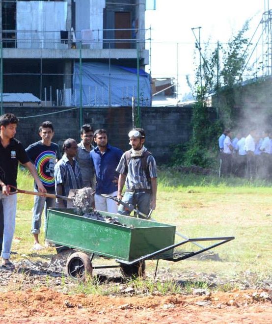 Cleaning Project to Save the Playground of IIM 2013