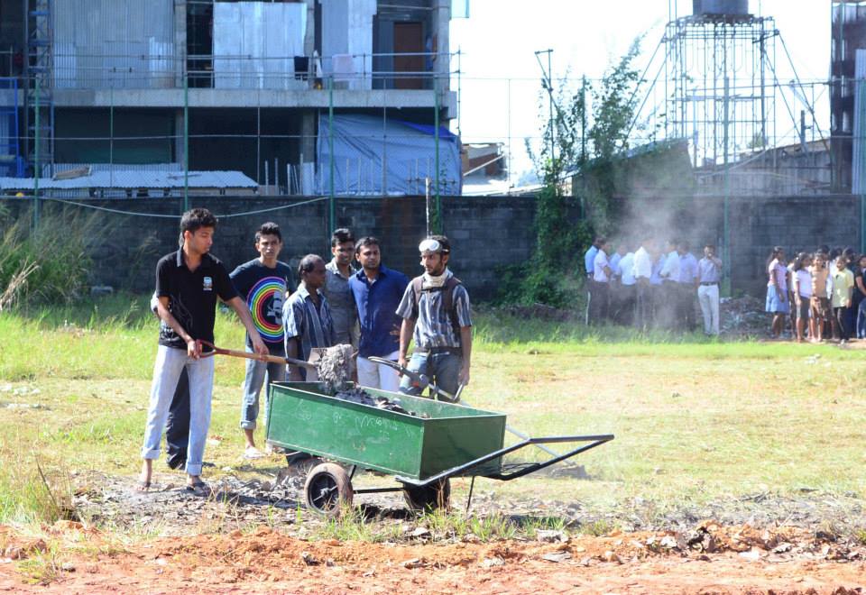 Cleaning Project to Save the Playground of IIM 2013