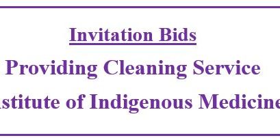 Invitation for Bids for Providing Cleaning Service