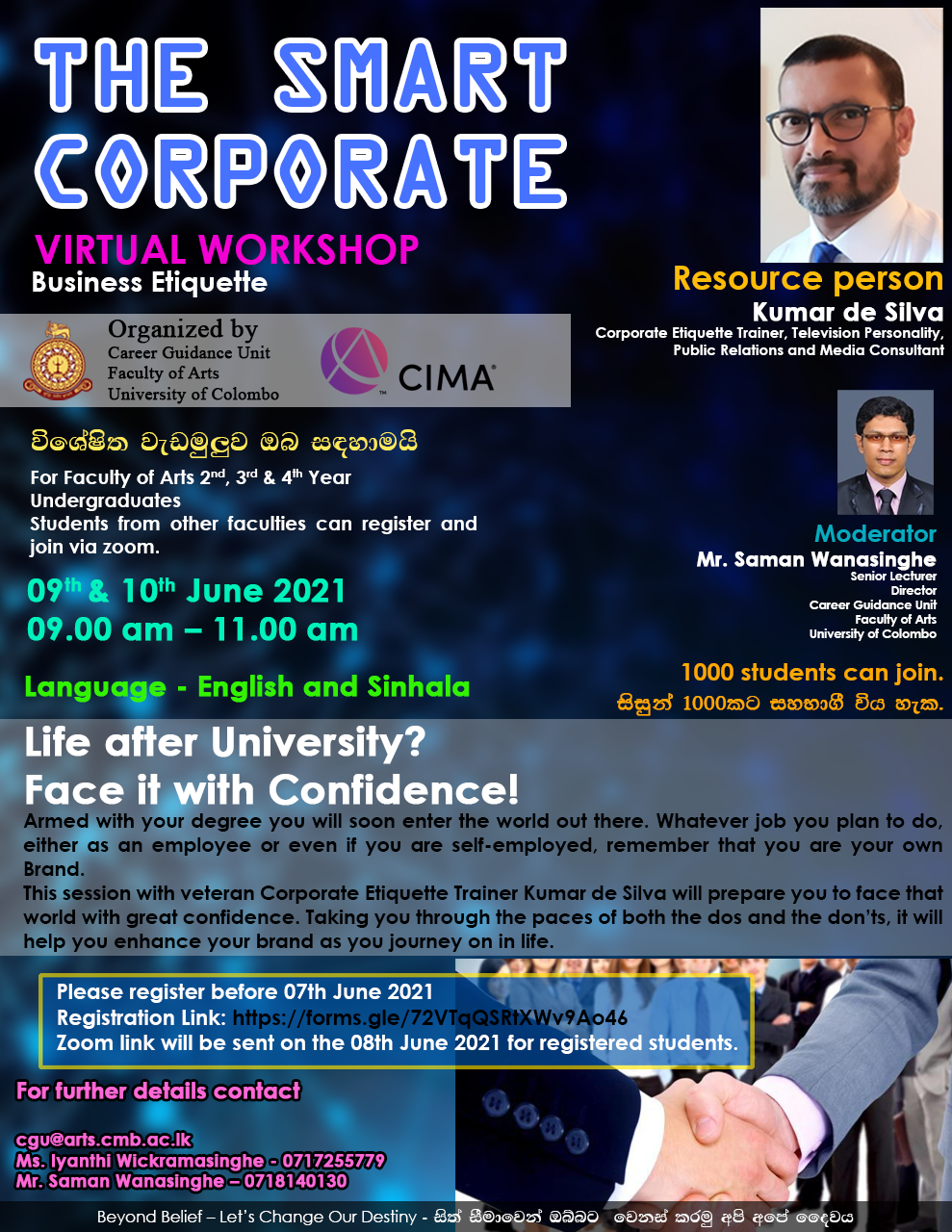 The Smart Corporate – Business Etiquette – Life after University?