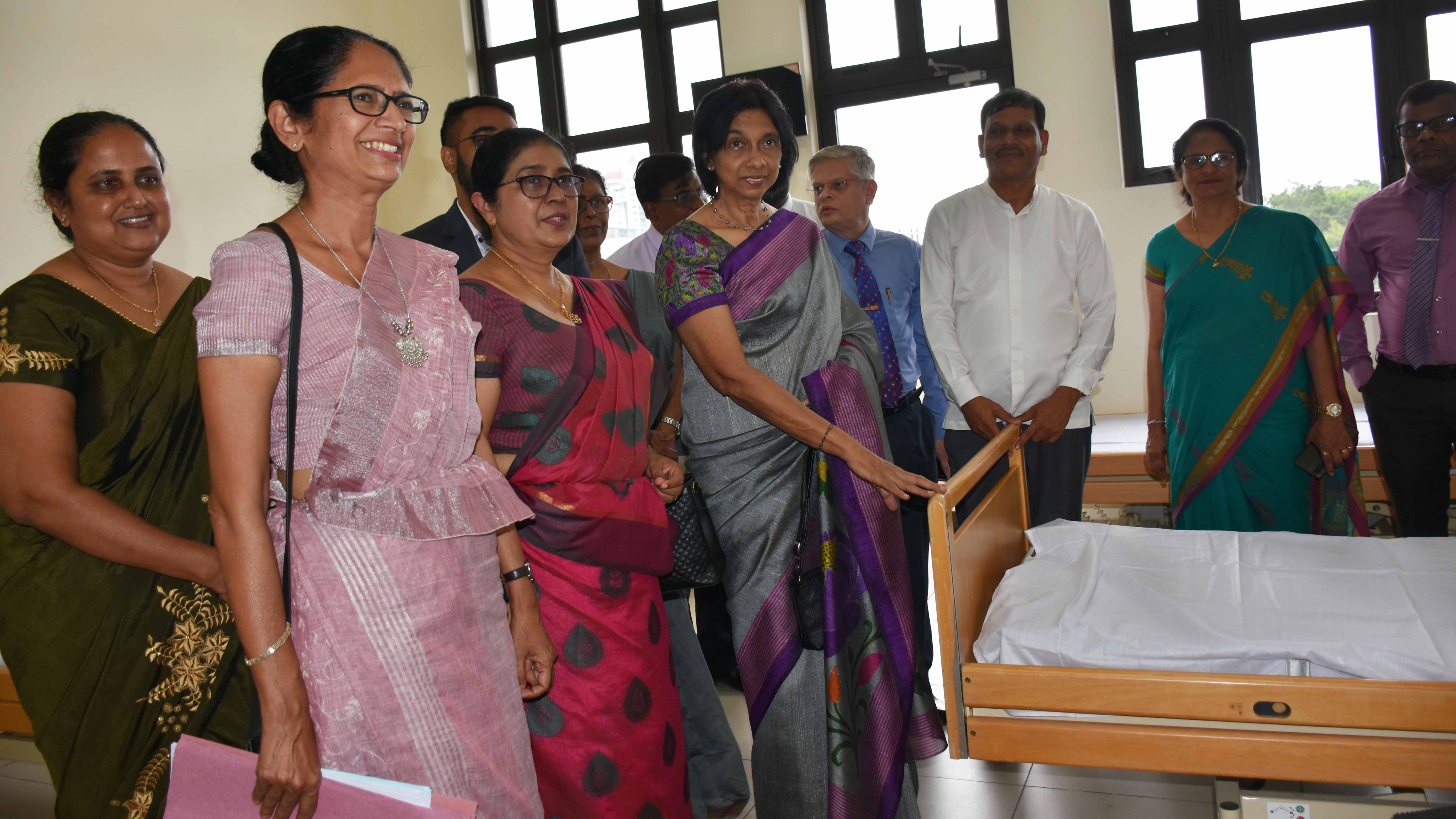 Donations of medical equipment to the Professorial Units at the National Ayurveda Teaching Hospital- Borella
