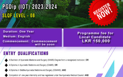 Application are calling for Postgraduate Diploma in Indigenous Orthopedic Treatment