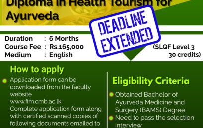 Diploma in Health Tourism for Ayurveda