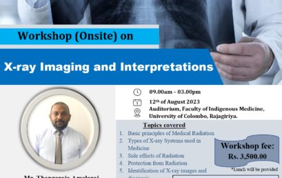 Workshop on X-ray imaging and interpretations