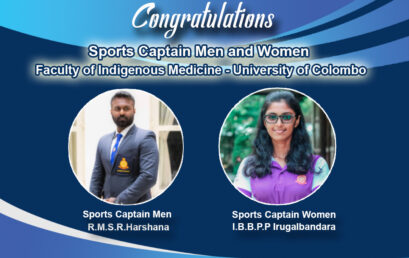 Sports Captain Men and Women – Faculty of Indigenous Medicine