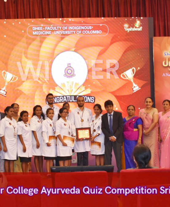 Students of the Faculty of Indigenous Medicine – UOC won the National Level Inter College Ayurveda Quiz Competition Sri Lanka