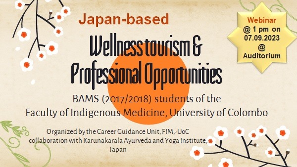 Japan-based Wellness Tourism & Professional Opportunities