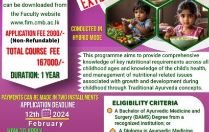 Postgraduate Diploma in Ayurveda Paediatrics in Child Nutrition