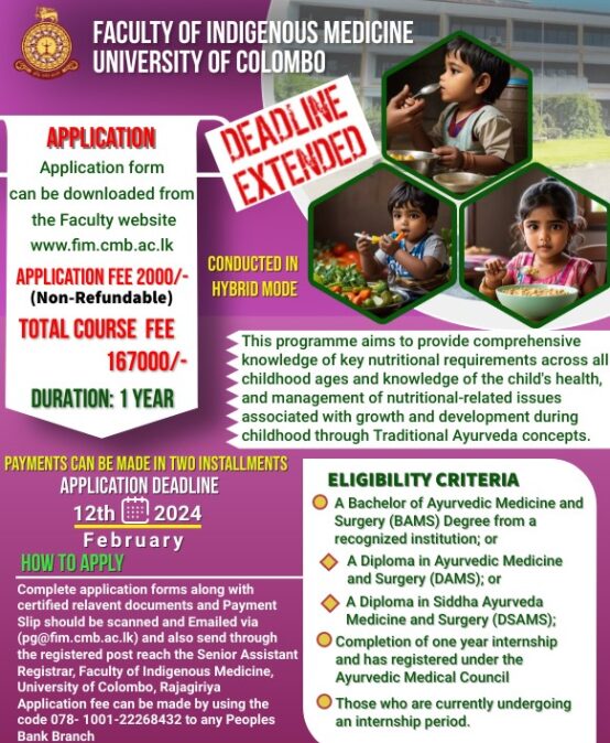 Postgraduate Diploma in Ayurveda Paediatrics in Child Nutrition