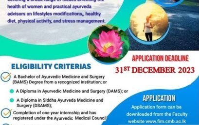 Postgraduate Diploma in Women’s Health Development Through Ayurveda