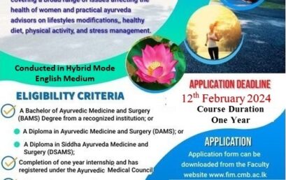 Postgraduate Diploma in Women’s Health Development Through Ayurveda