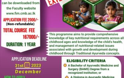Postgraduate Diploma in Ayurveda Paediatrics in Child Nutrition
