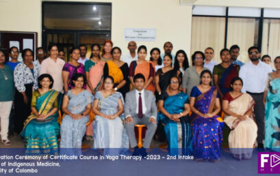 The formal Inauguration Ceremony of Certificate Course in Yoga Therapy -2023 – 2nd intake