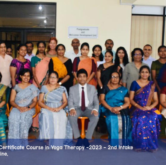 The formal Inauguration Ceremony of Certificate Course in Yoga Therapy -2023 – 2nd intake