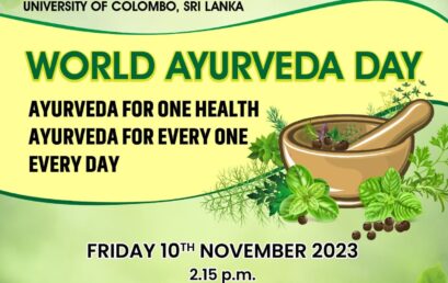 World Ayurveda Day Celebrations!