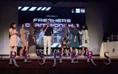 Students performance at the closing ceremony of Inter faculty freshers championship 2023