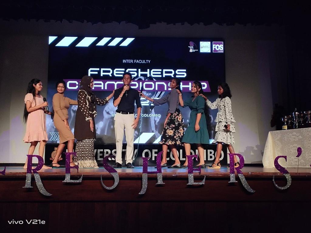 Students performance at the closing ceremony of Inter faculty freshers championship 2023