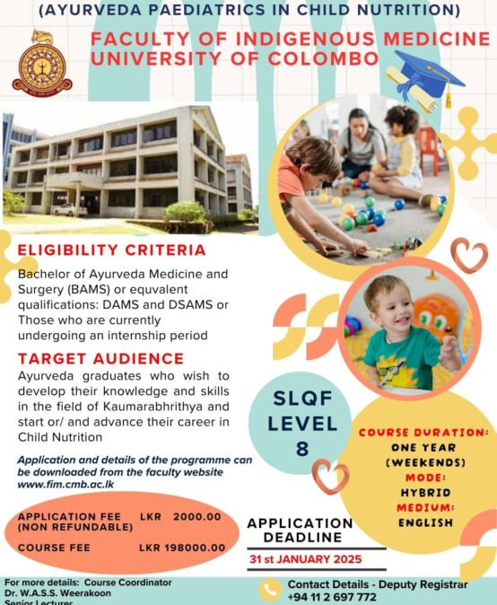 Postgraduate Diploma in Ayurveda Paediatrics in Child Nutrition