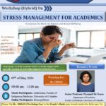 Workshop on Stress Management for Academics