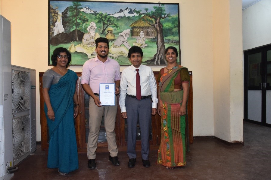 Student achievement: Hasaral Rathnayaka selected as a Level 5 cricket umpire with the Sri Lankan Cricket Board