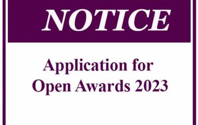 Application for Open Awards 2023