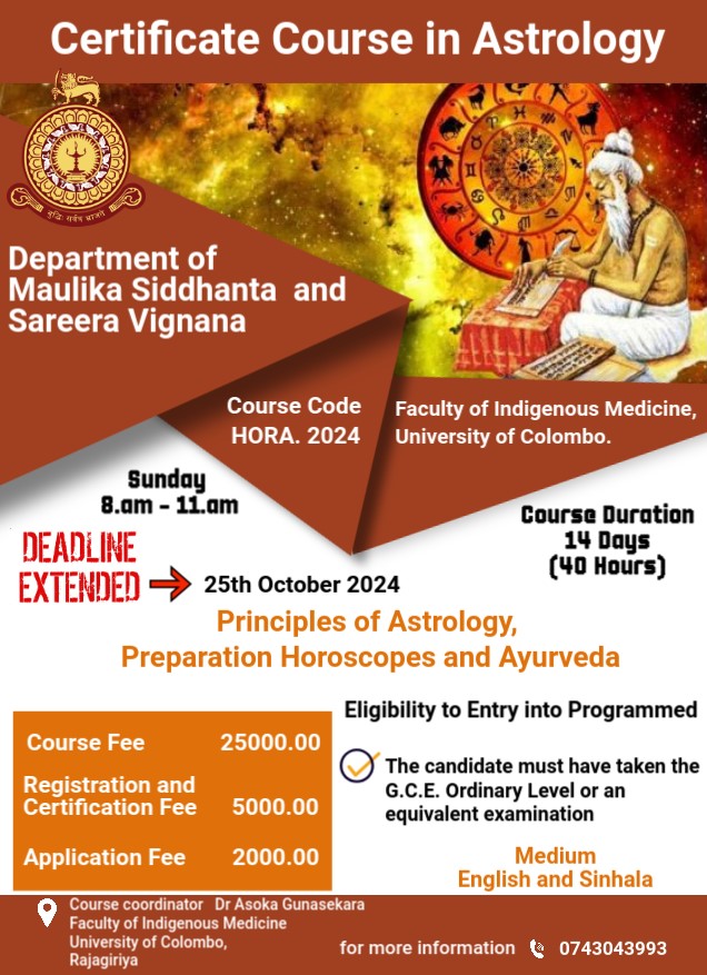 Certificate Course in Astrology