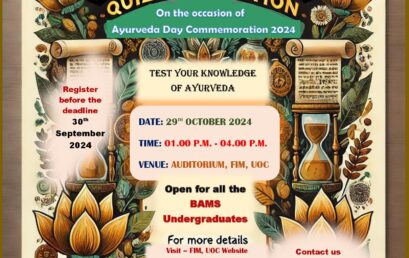 Ayurveda Quiz Competition- World Ayurveda Day 2024