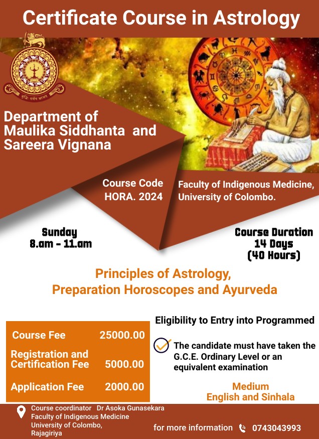 Certificate Course in Astrology