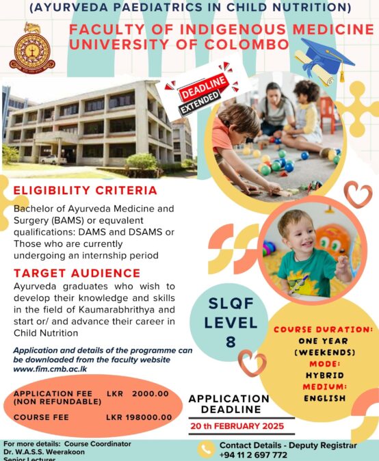 Postgraduate Diploma in Ayurveda Paediatrics in Child Nutrition