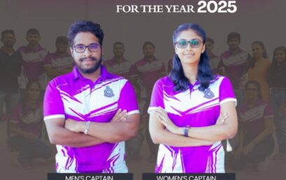 Congratulations Men’s/Women’s Captain for the year 2025