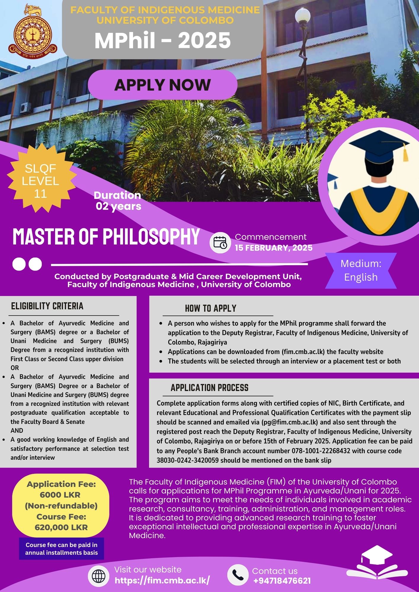 Master of Philosophy