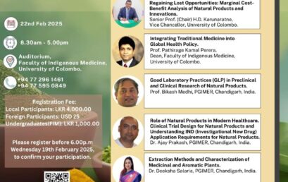 Pre-Conference Workshop on Natural Products in Drug Discovery: Innovations and Applications.