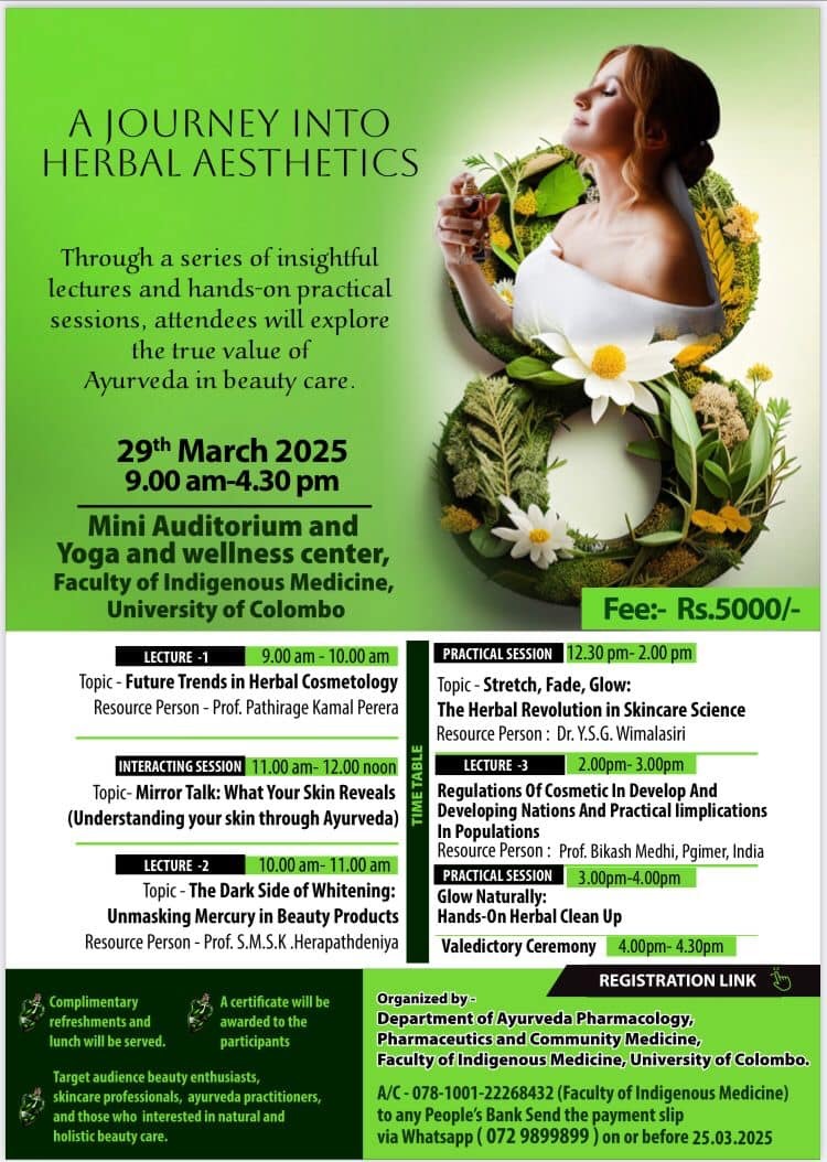 Workshop on ‘Green Alchemy: A Journey into Herbal Aesthetics’