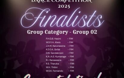 CONGRATULATIONS: Inter-faculty Dancing Competition of the University of Colombo – 2025