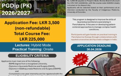 Post Graduate Diploma in Panchakarma