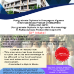 Postgraduate Diploma in Ayurveda Pharmacology in Nutraceuticals Product Development