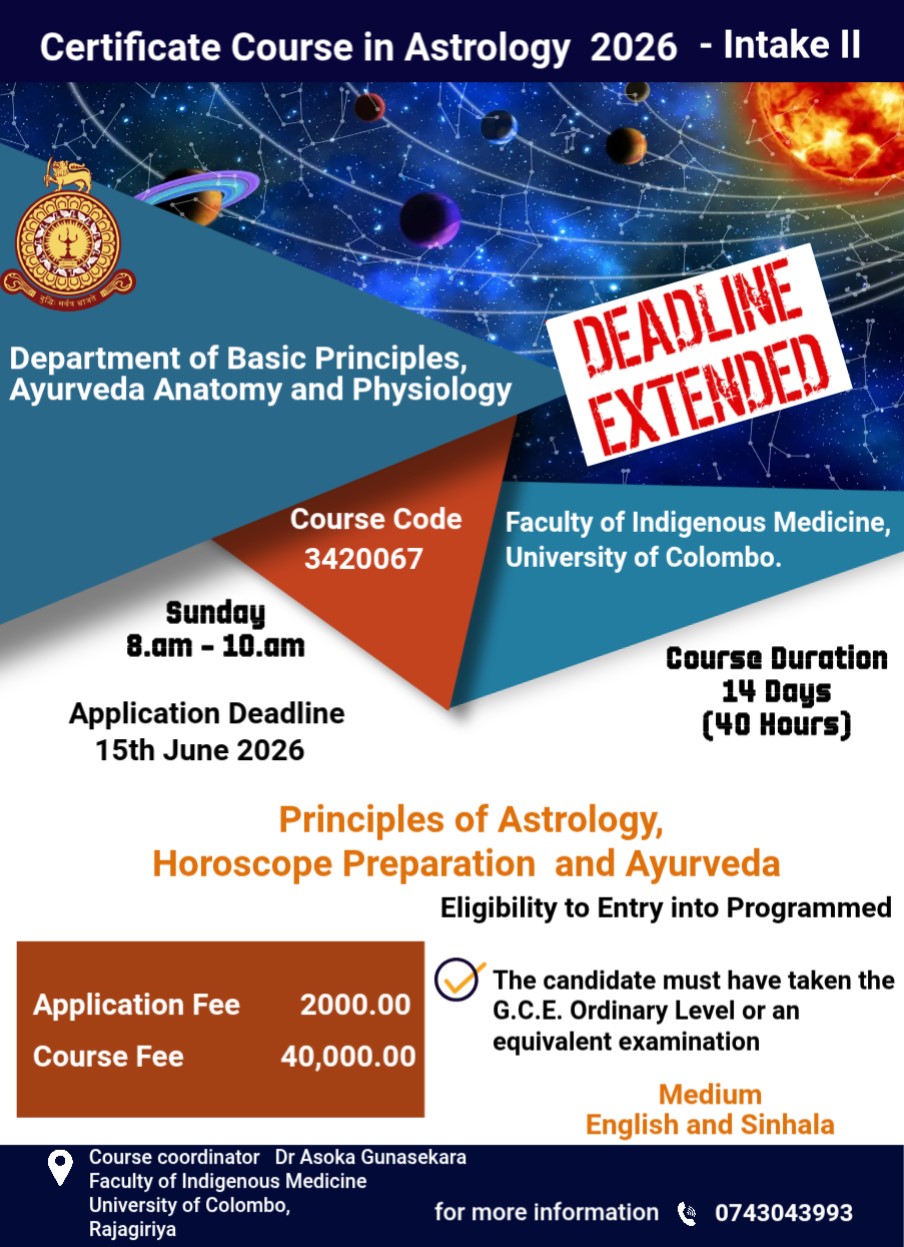Certificate Course in Astrology