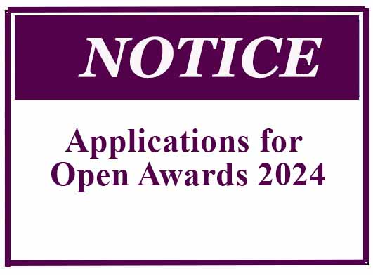 Applications for Open Awards 2024