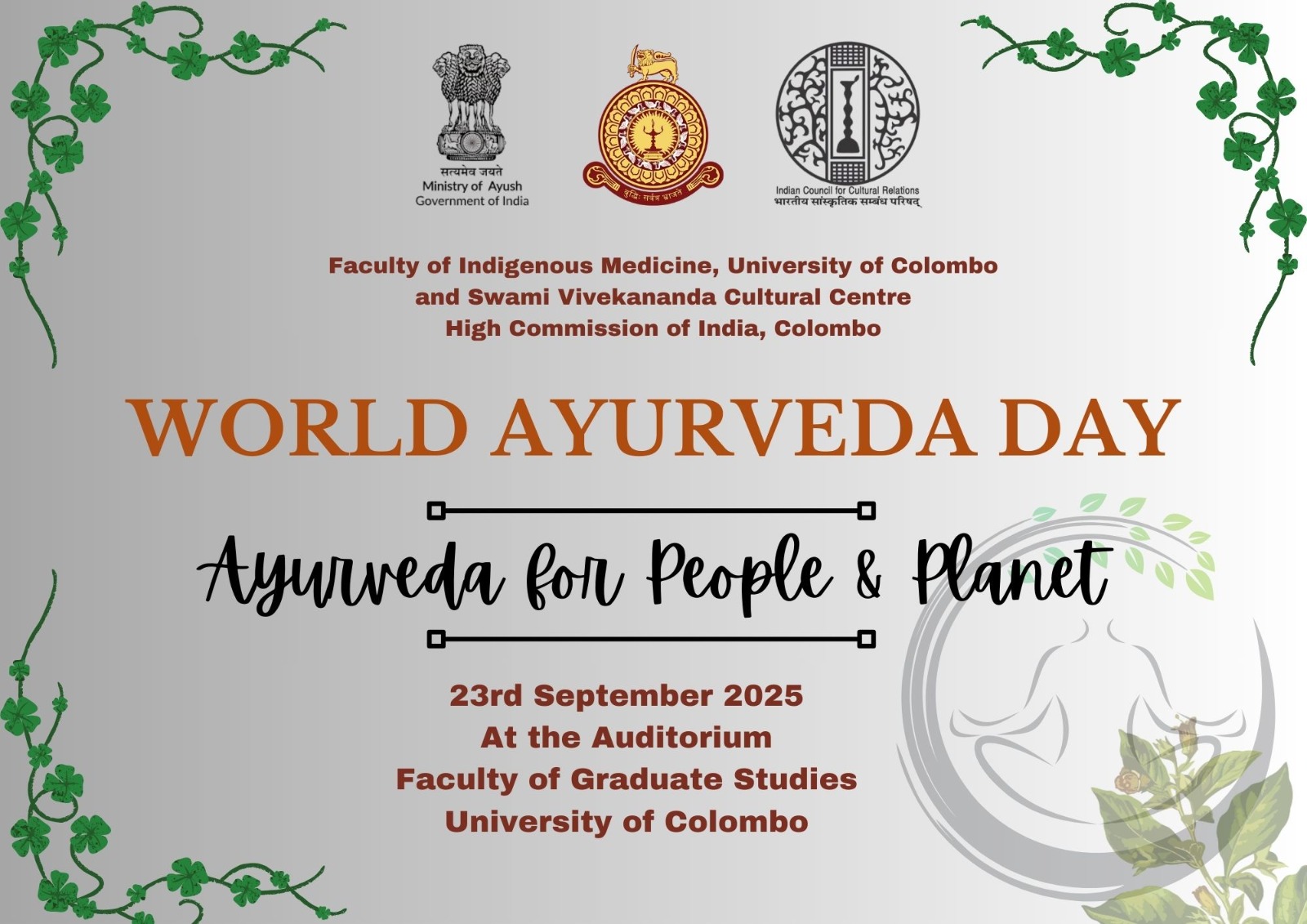 World Ayurveda Day – Ayurveda for People & Planet