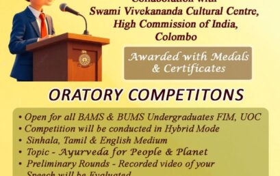 World Ayurveda Day 2025- Oratory Competition