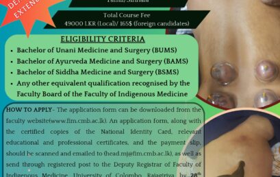 Certificate Course on Hijamah (Cupping Therapy) and Irsal-E-Alaq(Leech Therapy)