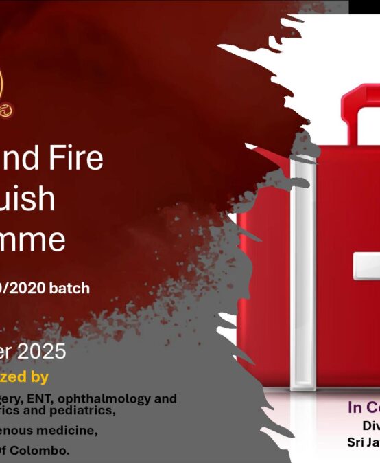 First Aid and Fire Extinguish Programme for BAMS/BUMS 2019/20 Batch