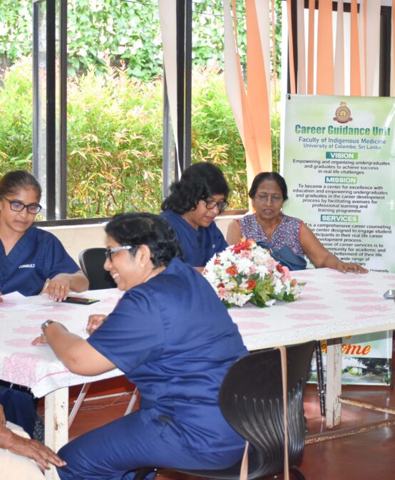 Medical Health Clinic in Commemoration of World Elders’ Day 2025 Organized by the Career Guidance Unit (CGU), Faculty of Indigenous Medicine, University of Colombo
