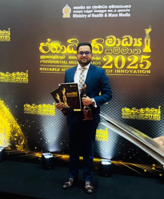 Congratulations – Charitha Minipurarachchi was nominated for the “Best Program Presenter” and “Best News Presenter” : Presidential Awards Ceremony 2025