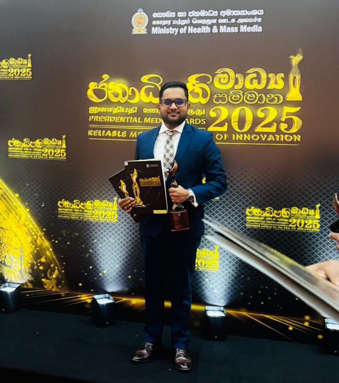Congratulations – Charitha Minipurarachchi was nominated for the “Best Program Presenter” and “Best News Presenter” : Presidential Awards Ceremony 2025
