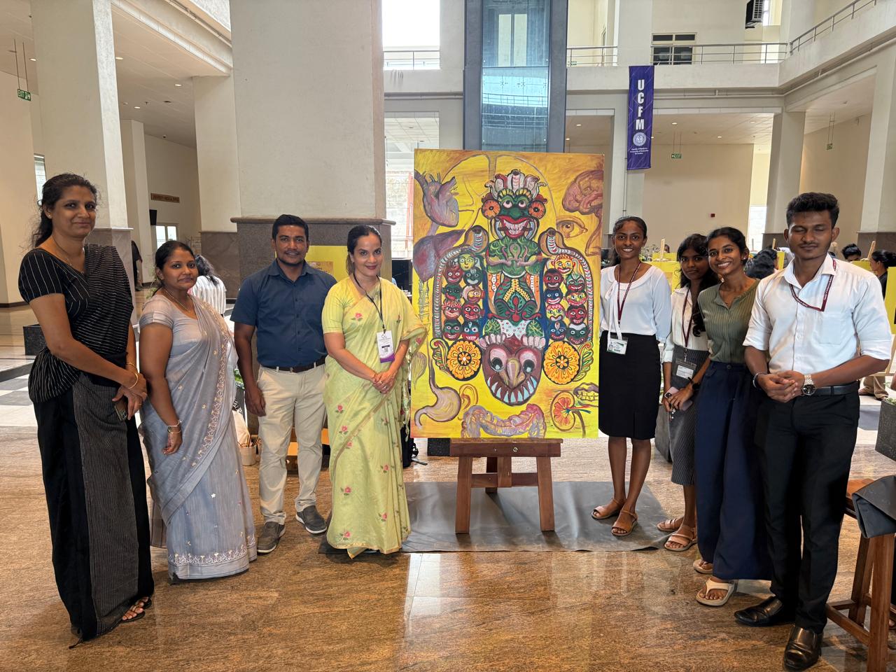 Daha Ata Sanniya Live Painting Session – Colombo Medical Congress 2025 Daha Ata Sanniya Live Painting Session – Colombo Medical Congress 2025