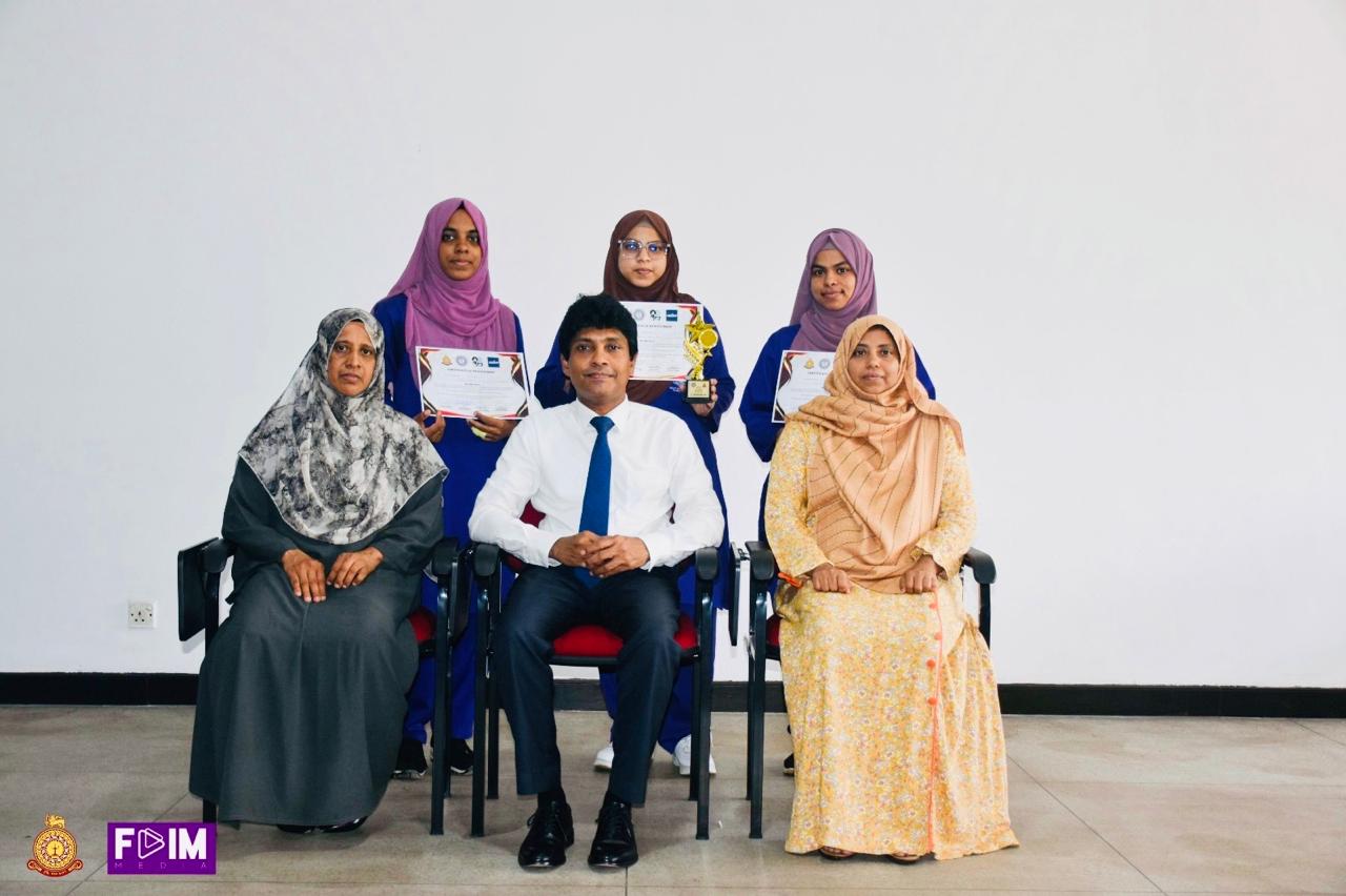 1st Runner Up in the Code Red – Inter Faculty Disaster Preparedness Quiz Competition