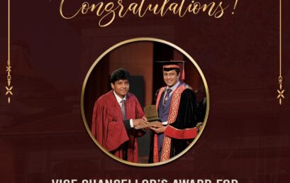 Congratulations! – Vice Chancellor’s Award for Research Excellence -Professor Pathirage Kamal Perera